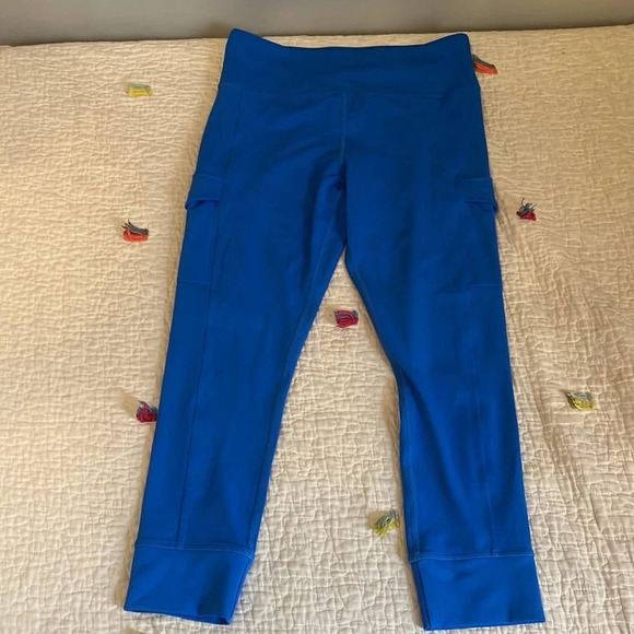 Vibrant Blue Women's Leggings - Picture 1 of 7
